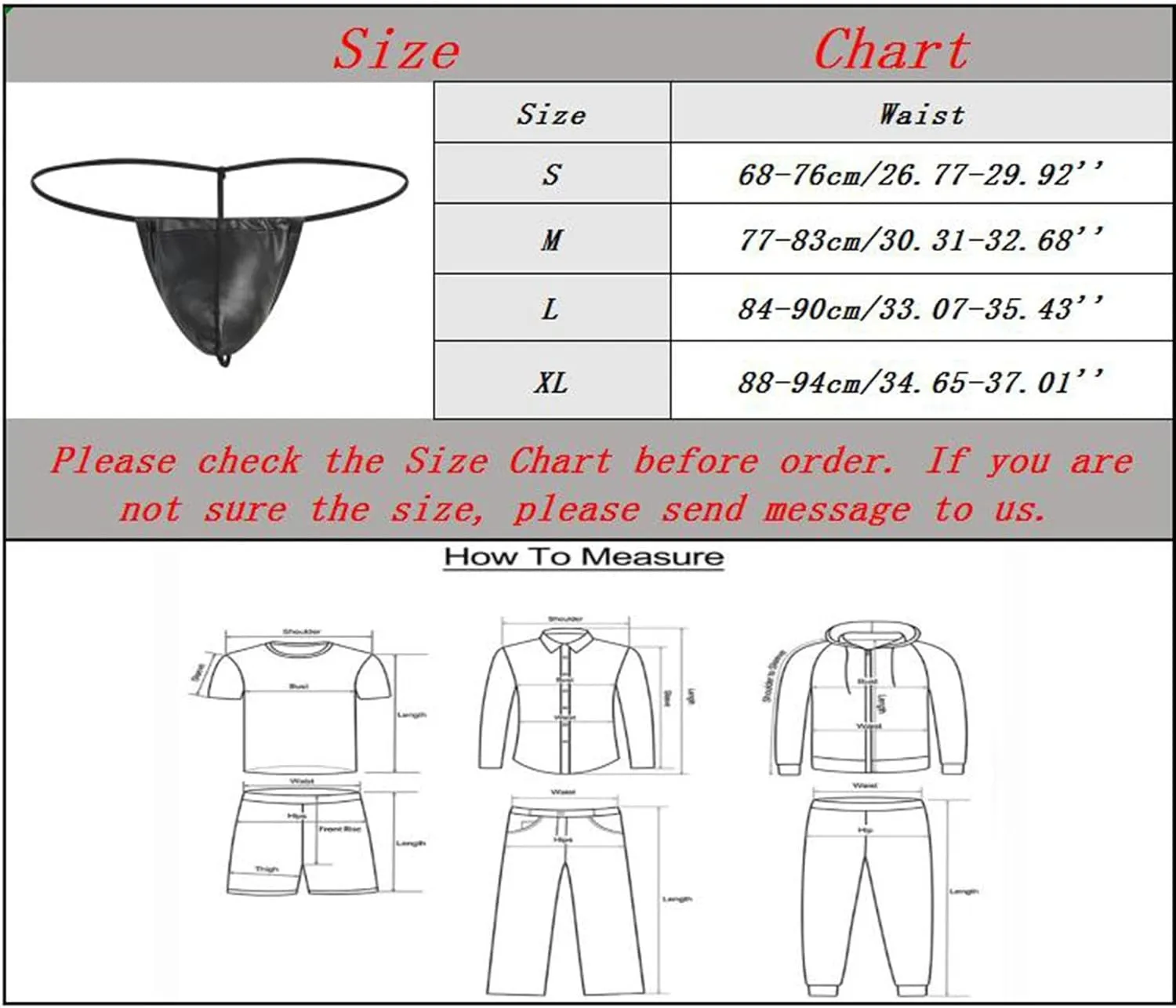 Men T Shaped Pants Leather Double Open Cut Underwear Color Matching Mesh Low Waisted Daily Oversized Lingeries Soft