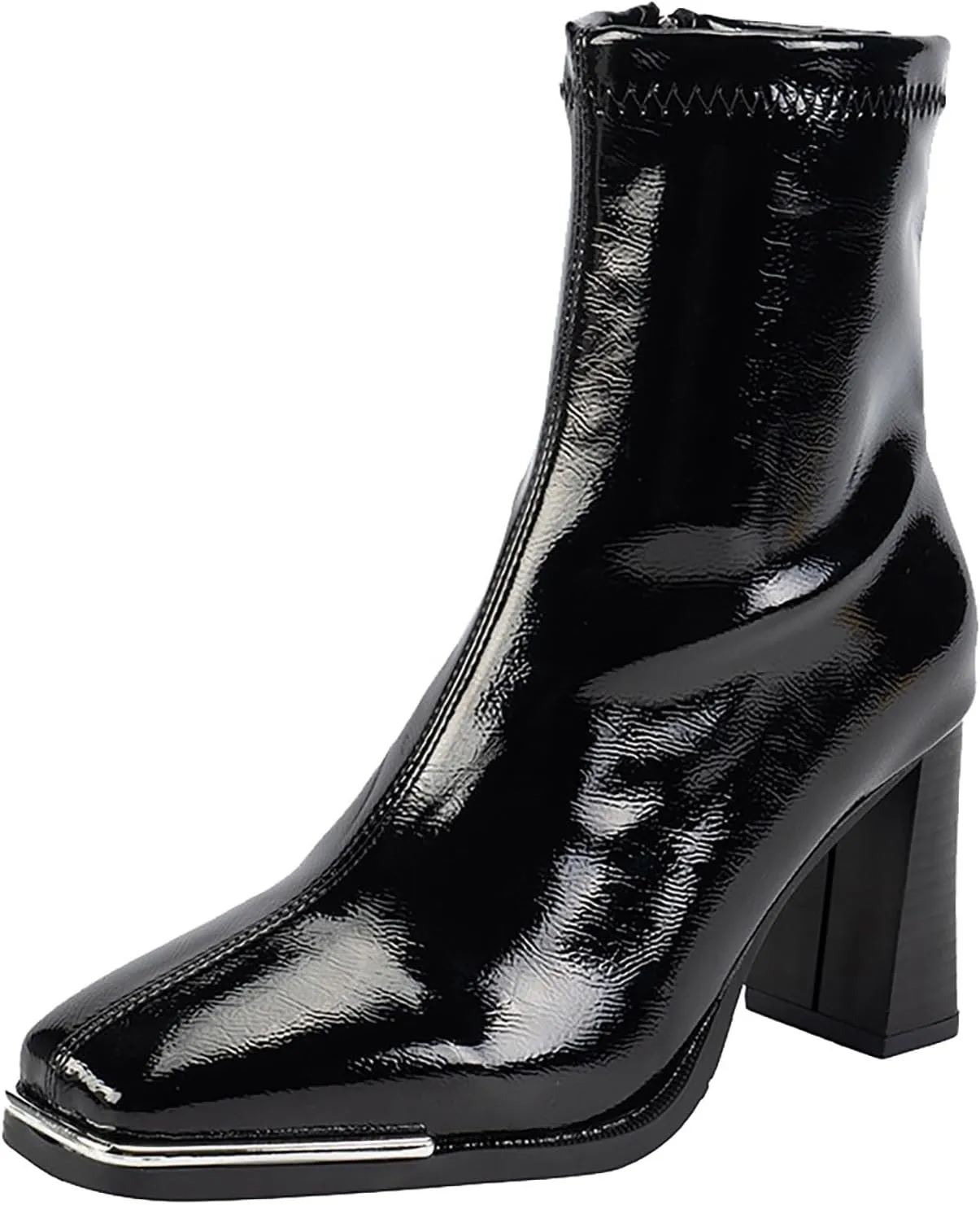 Mens Ankle Boots Woman Cowboy Boots Dancing Boots for Women Tall Leather Boots for Women Womens Ankle Boots with Heel Women's Black Suede Flat Ankle Boots