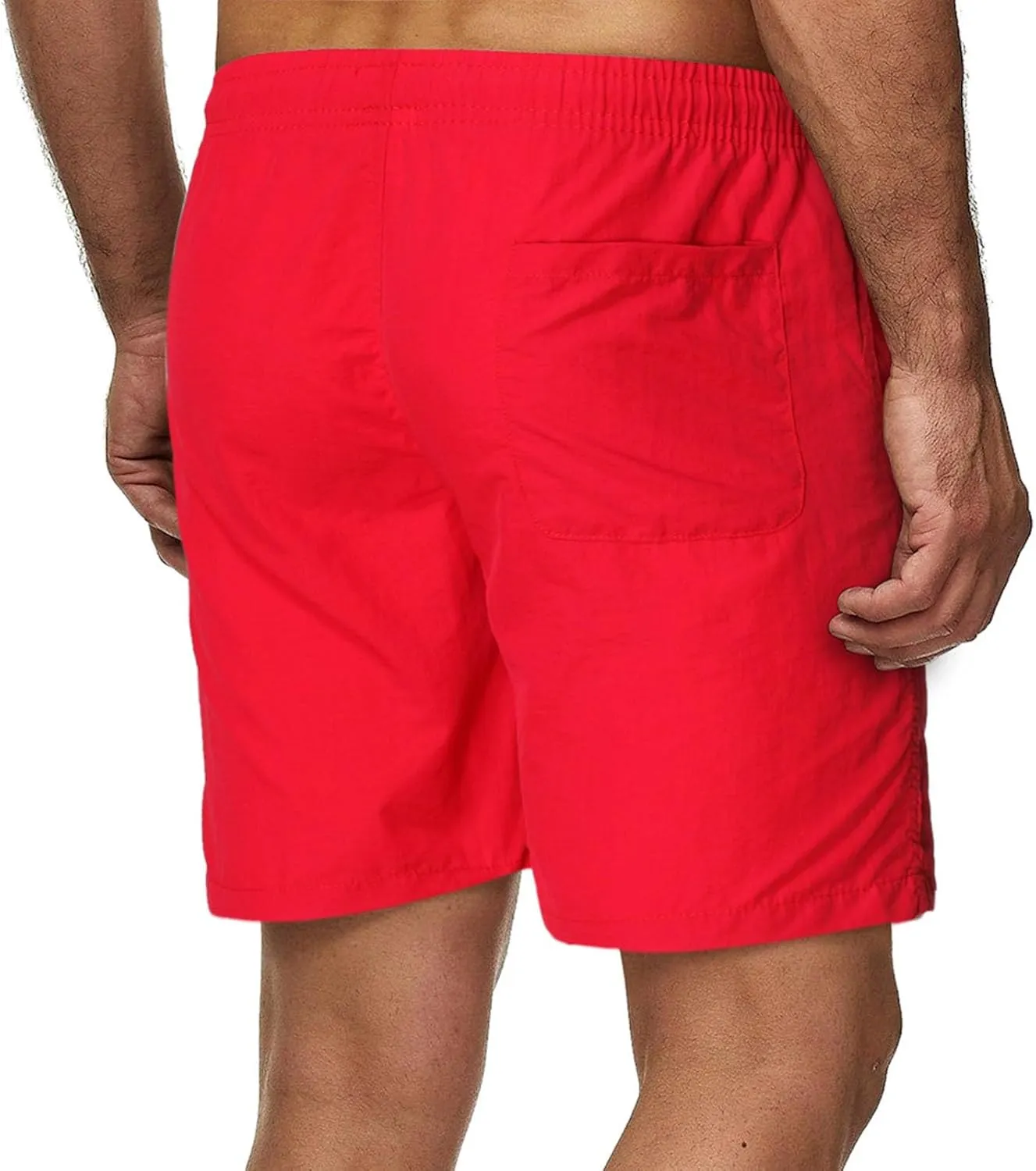 Mens Bathing Suit Printed Beach Short Casual Loose Fashion Shorts Loose Tether Lightweight and Comfortable Summer