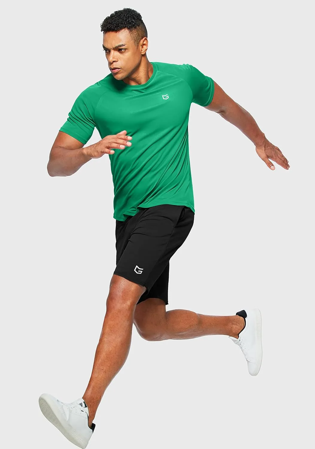 Men's Dry Fit Short Sleeve T-Shirt Crewneck Lightweight Tee Shirts for Men Workout Athletic Casual
