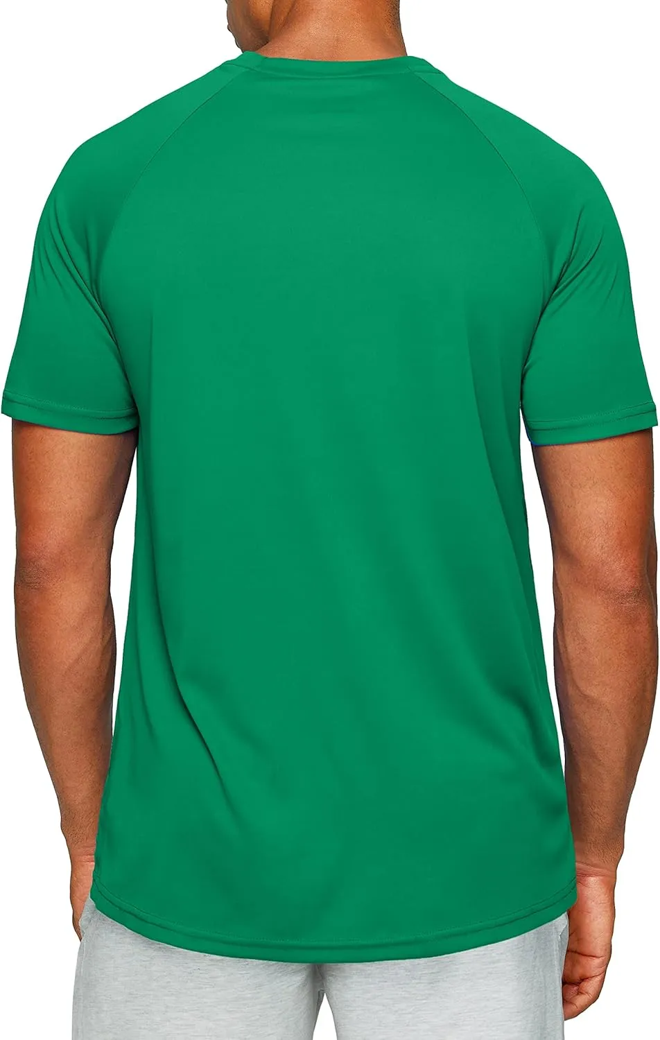 Men's Dry Fit Short Sleeve T-Shirt Crewneck Lightweight Tee Shirts for Men Workout Athletic Casual