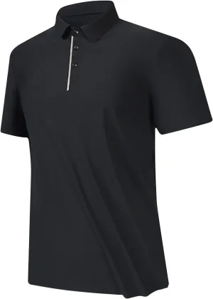 Mens Golf Shirts Short Sleeve Moisture Wicking Collared Shirt Business Casual,Plain Tee Shirt Lightweight,Big and Tall