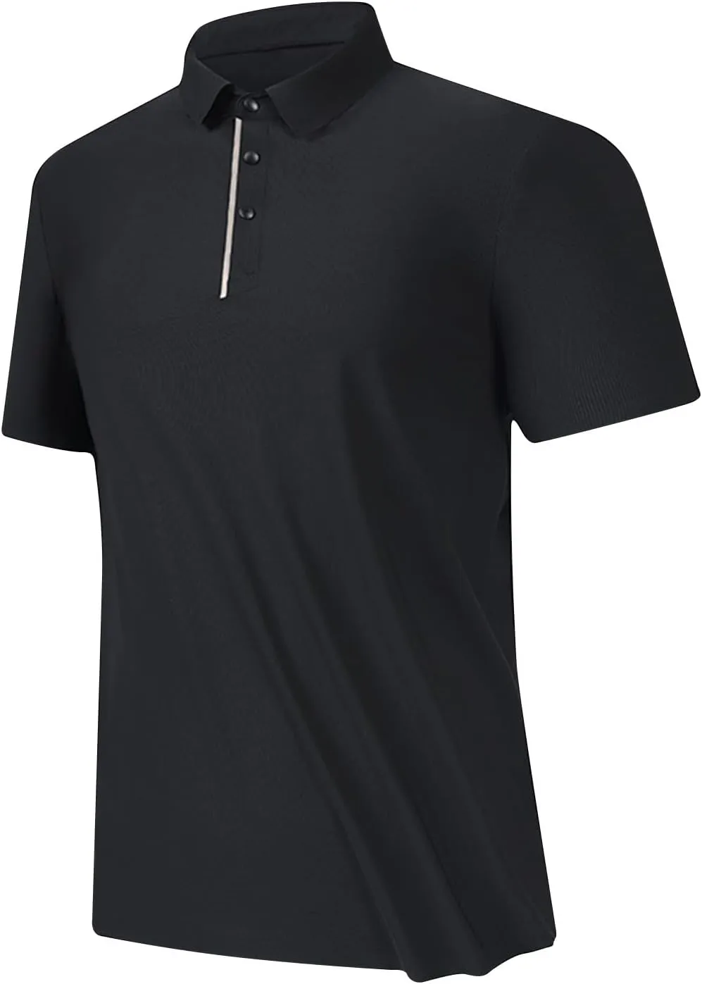 Mens Golf Shirts Short Sleeve Moisture Wicking Collared Shirt Business Casual,Plain Tee Shirt Lightweight,Big and Tall
