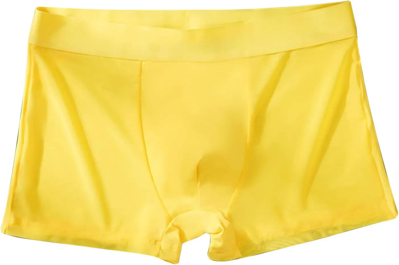 Men's Low Rise Briefs Stretch Solid Seamless Classic Underwear Athletic Ice Silk Panties Daily Wear Soft Underpants