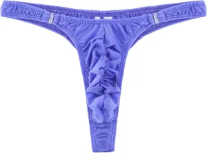 Men's Patent Leather T Back Swimsuit Thongs Shiny Metallic U Convex Bikini Underwear Low Waist Sexy Bulge Pouch Brief