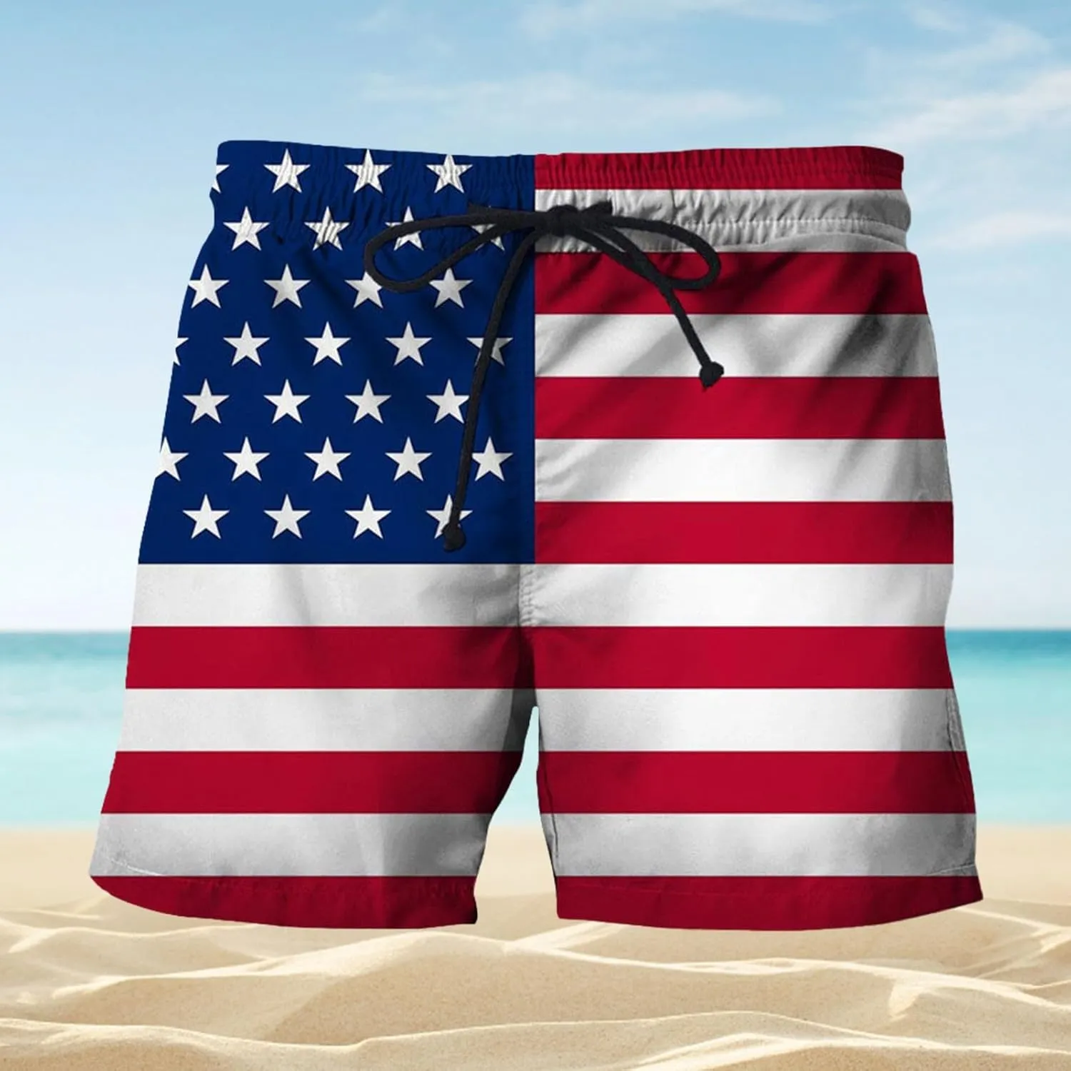 Mens Retro Swim Trunks Short for Man Men's Knit Shorts Fishing Clothes for Men