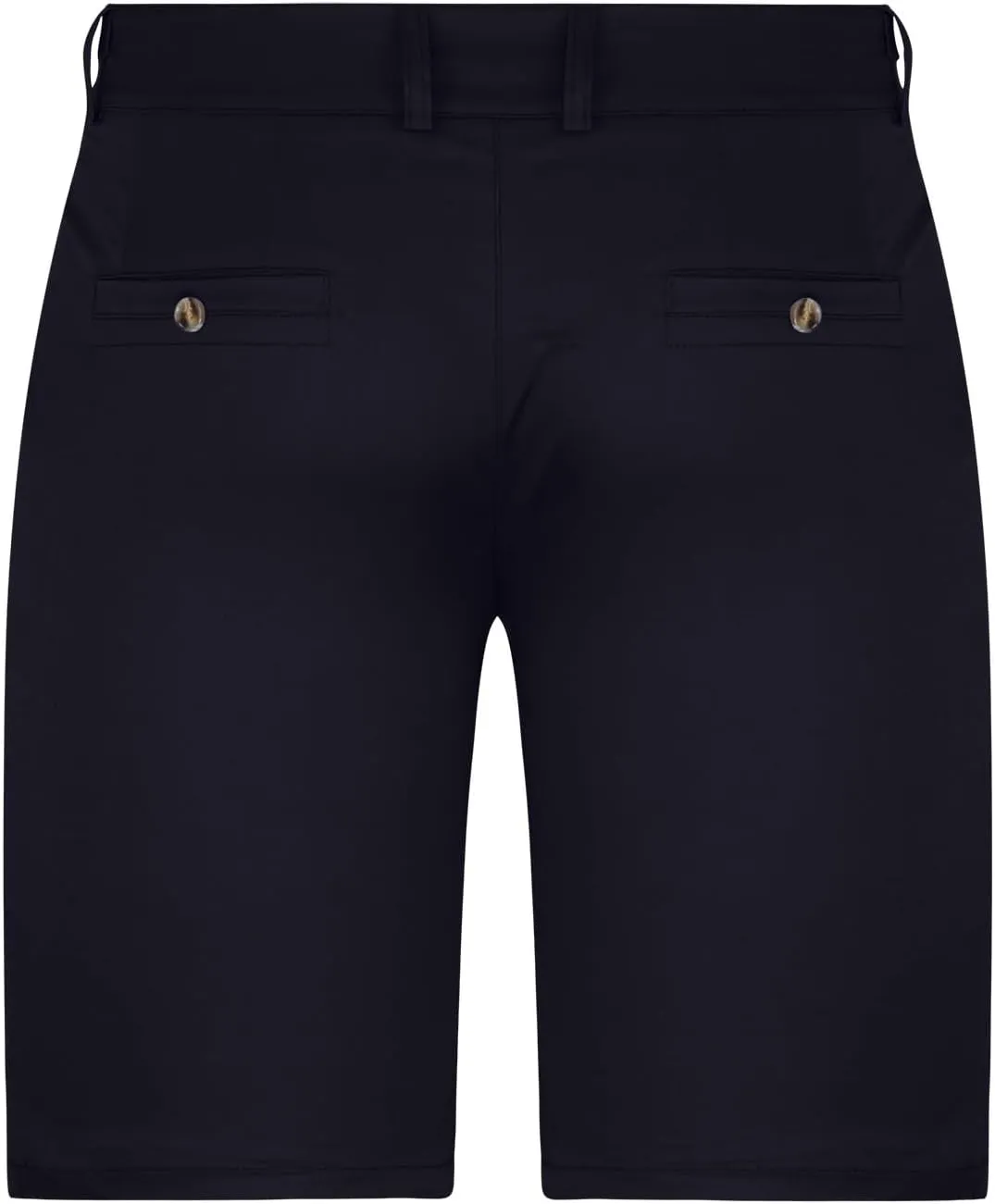 Men's Shorts Casual Chino Pants Straight Leg Slim Fit Work Trousers Waistband Button Plain Bermuda Shorts with Pockets