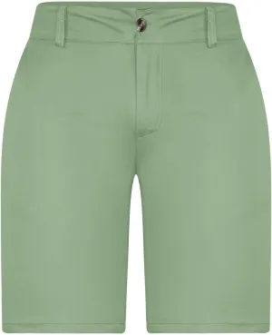 Men's Shorts Casual Chino Pants Straight Leg Slim Fit Work Trousers Waistband Button Plain Bermuda Shorts with Pockets