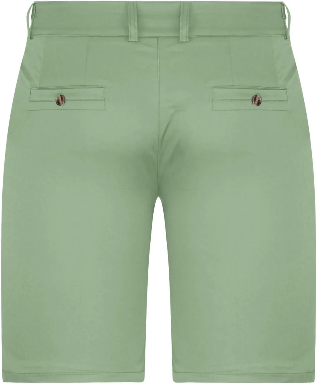 Men's Shorts Casual Chino Pants Straight Leg Slim Fit Work Trousers Waistband Button Plain Bermuda Shorts with Pockets
