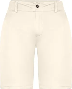 Men's Shorts Casual Chino Pants Straight Leg Slim Fit Work Trousers Waistband Button Plain Bermuda Shorts with Pockets