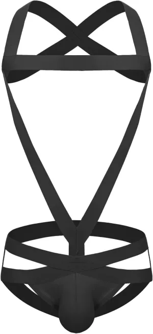 Men's Solid Briefs Sexy Jumpsuit Breathable Seamless Brief Low Rise Fashion Exotic Underwear Daily Wear Soft Panties