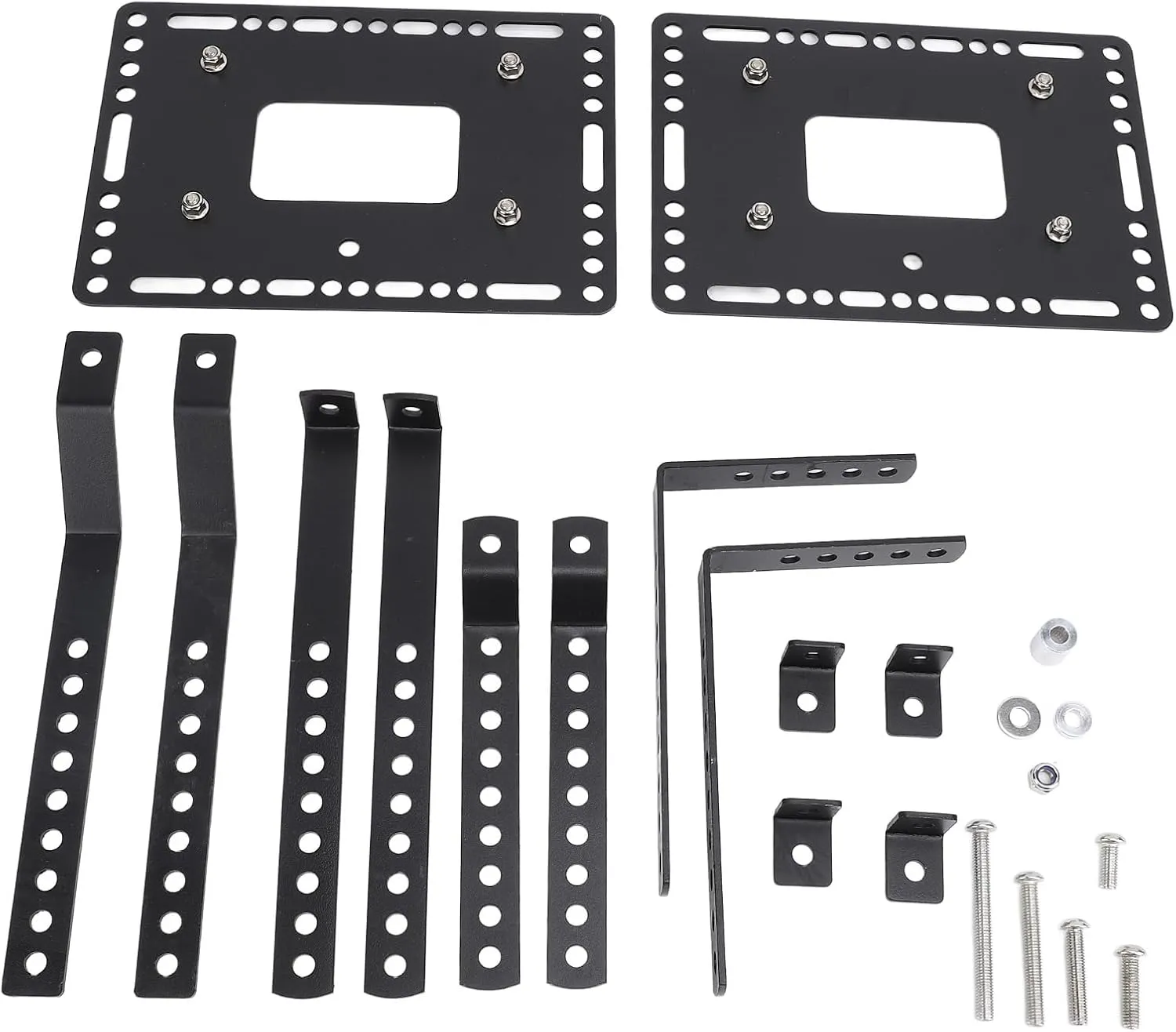 Motorcycle Side Case Mount Bracket Universal Adjustable Hard Saddle Bag Mounting Bracket Kit Providing Extra Storage Space for 18L Side Case