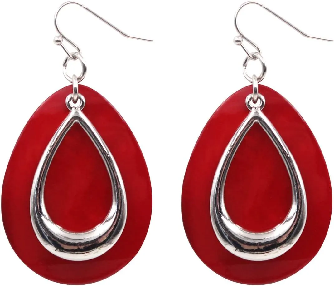 Natural Shell Tear Drop Earrings Trendy Fashion Dangling Earring for Women