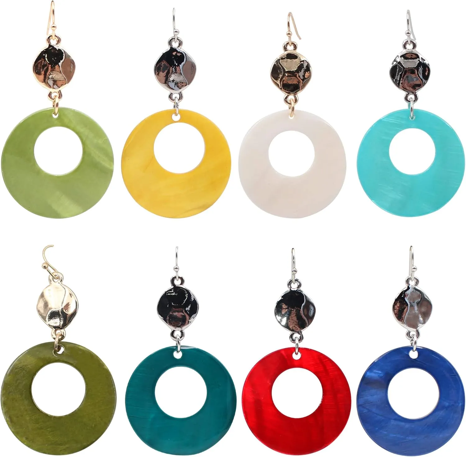 Natural Shell Tear Drop Earrings Trendy Fashion Dangling Earring for Women