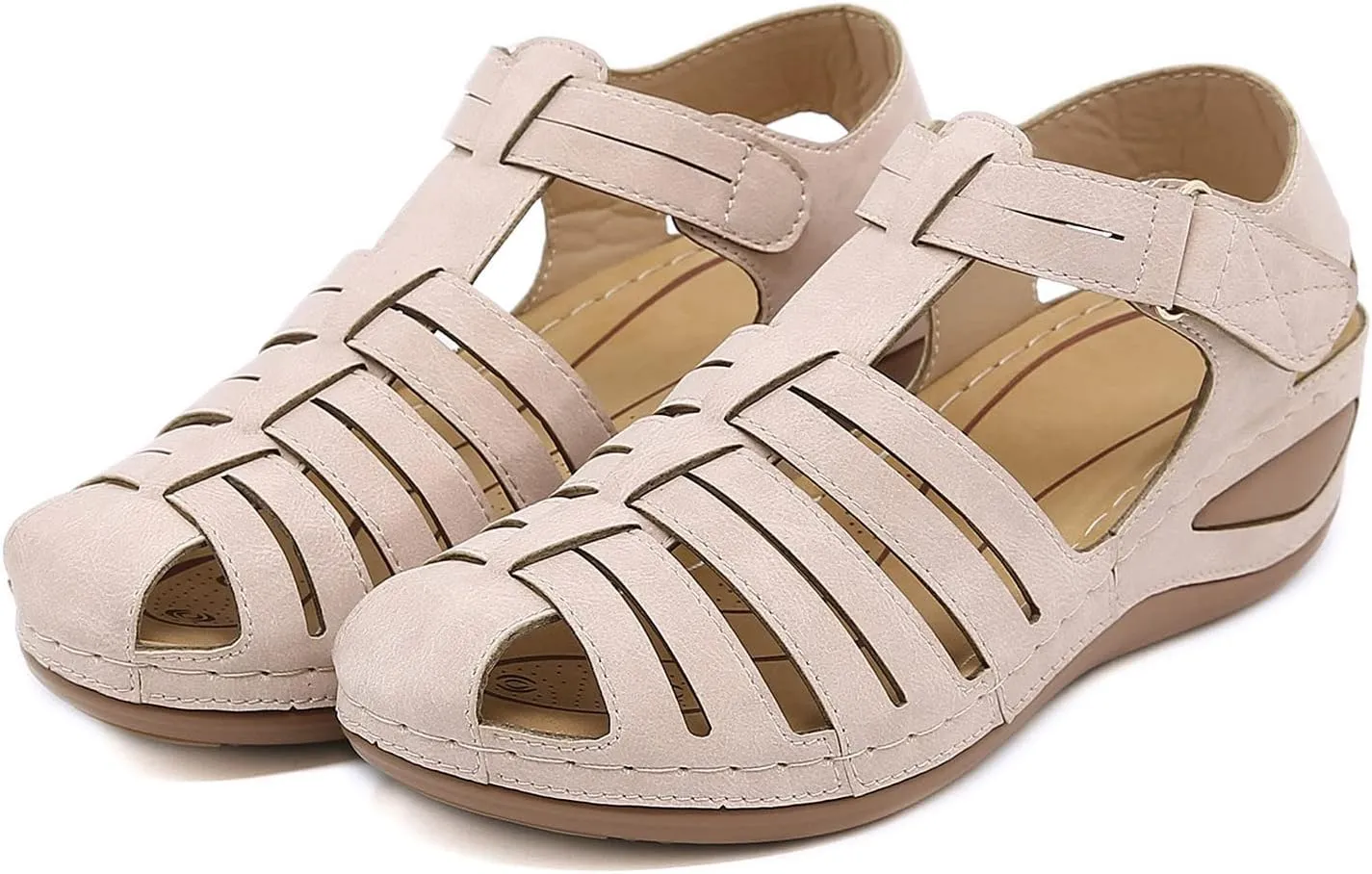 Ortho Walking Sandals for Women Sandals Women Dressy Summer Flat Gold 12w Diabetic Sandals for Women Wide Orthotic Slippers for Plantar Fasciitis Black Flats Shoes Women Women's Dressy Sandals