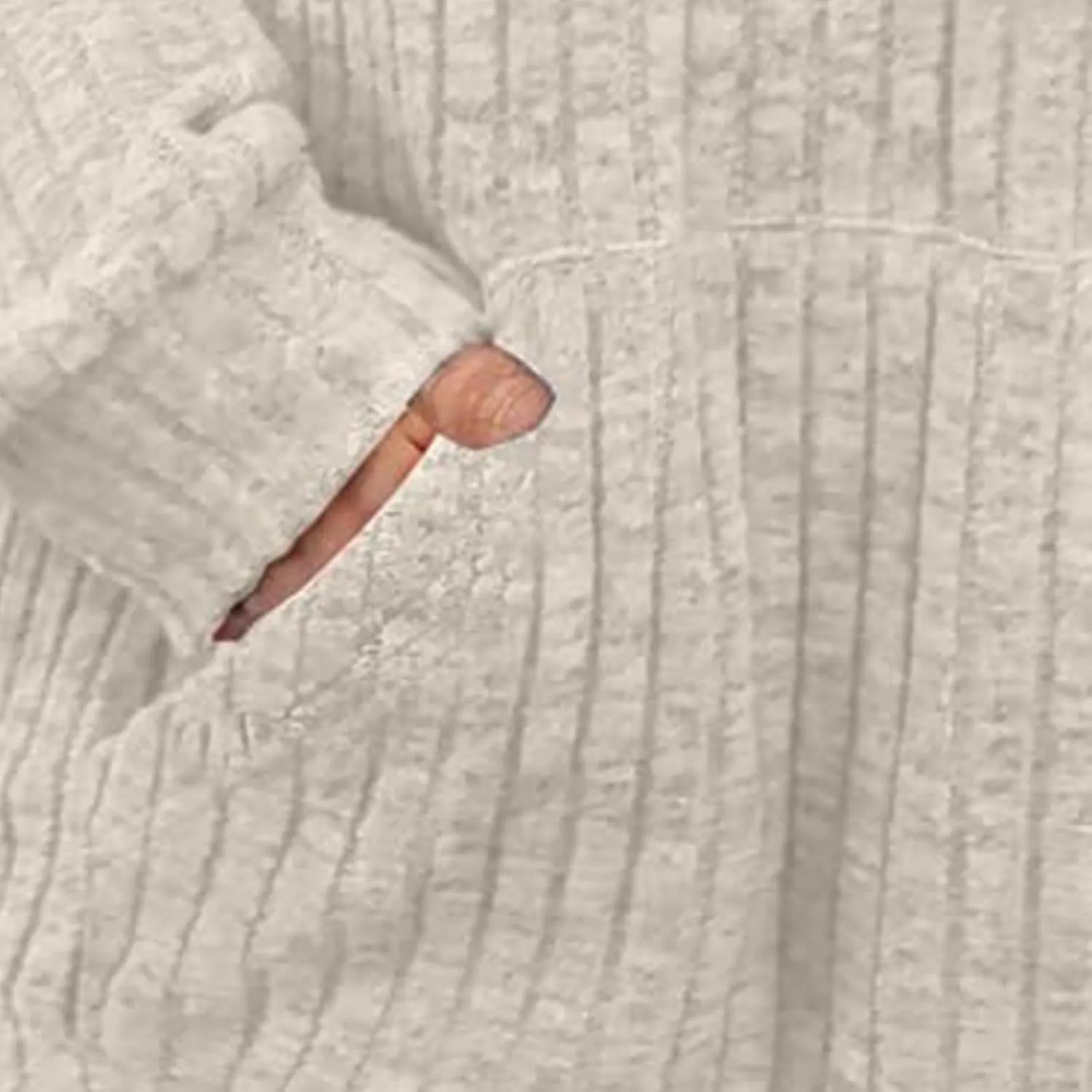 Oversized Hoodies for Women Comfy Long Sleeve Shirts Kangaroo Pocket Pullover Sweatshirts Ribbed Knit Tunic Sweaters