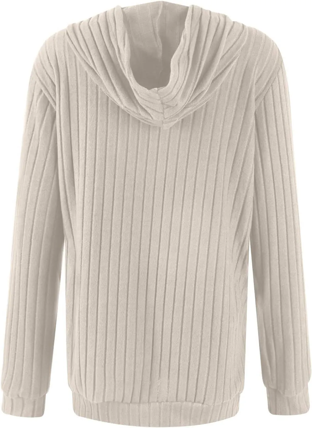 Oversized Hoodies for Women Comfy Long Sleeve Shirts Kangaroo Pocket Pullover Sweatshirts Ribbed Knit Tunic Sweaters