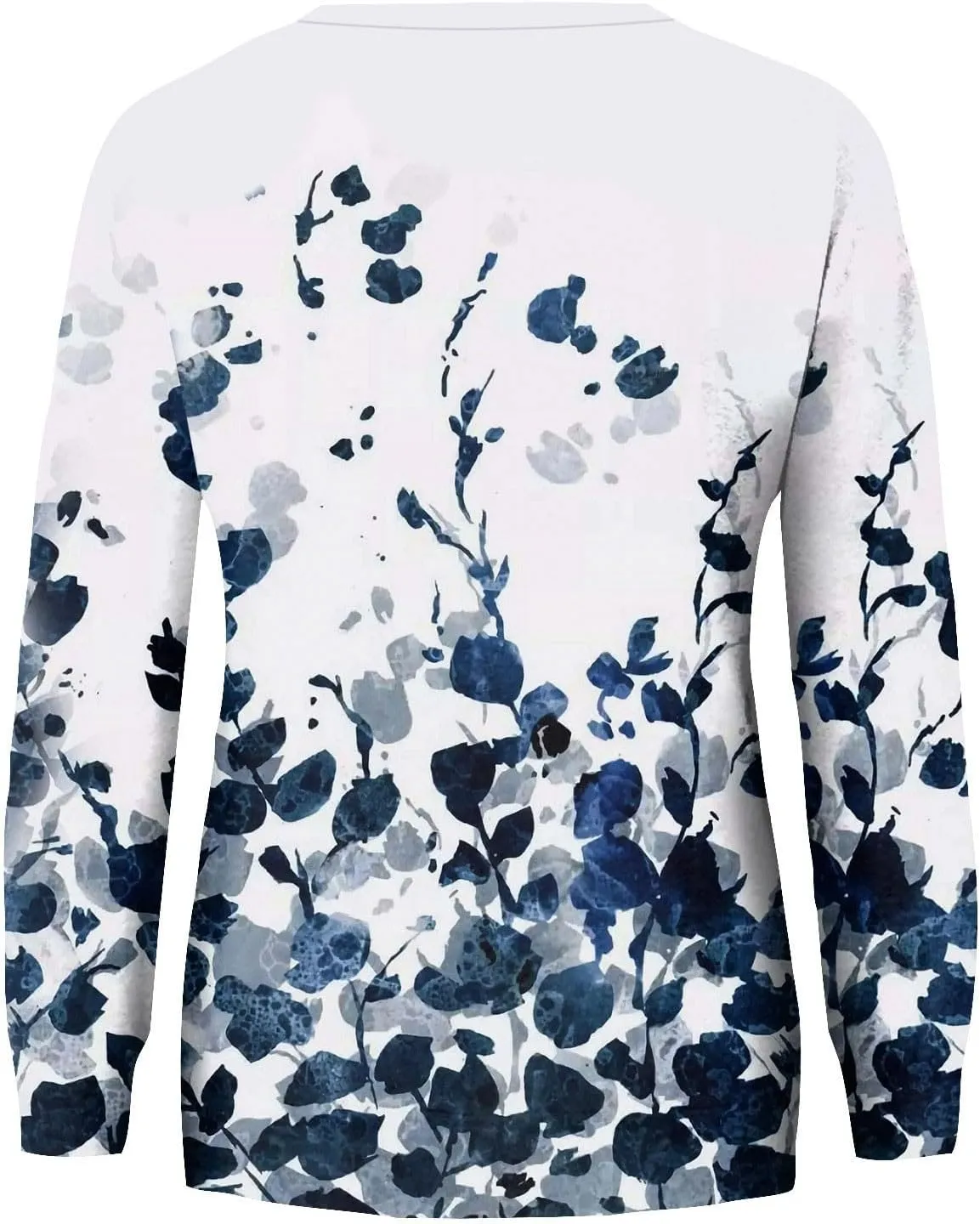 Oversized Sweatshirt For Women Plus Size Long Sleeve Fall Tops Side Split Crewneck Pullover