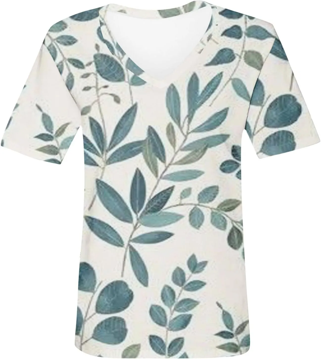 Oversized Tshirts for Women V Neck Summer Tops Short Sleeve Plus Size Casual Blouse Dressy Tee