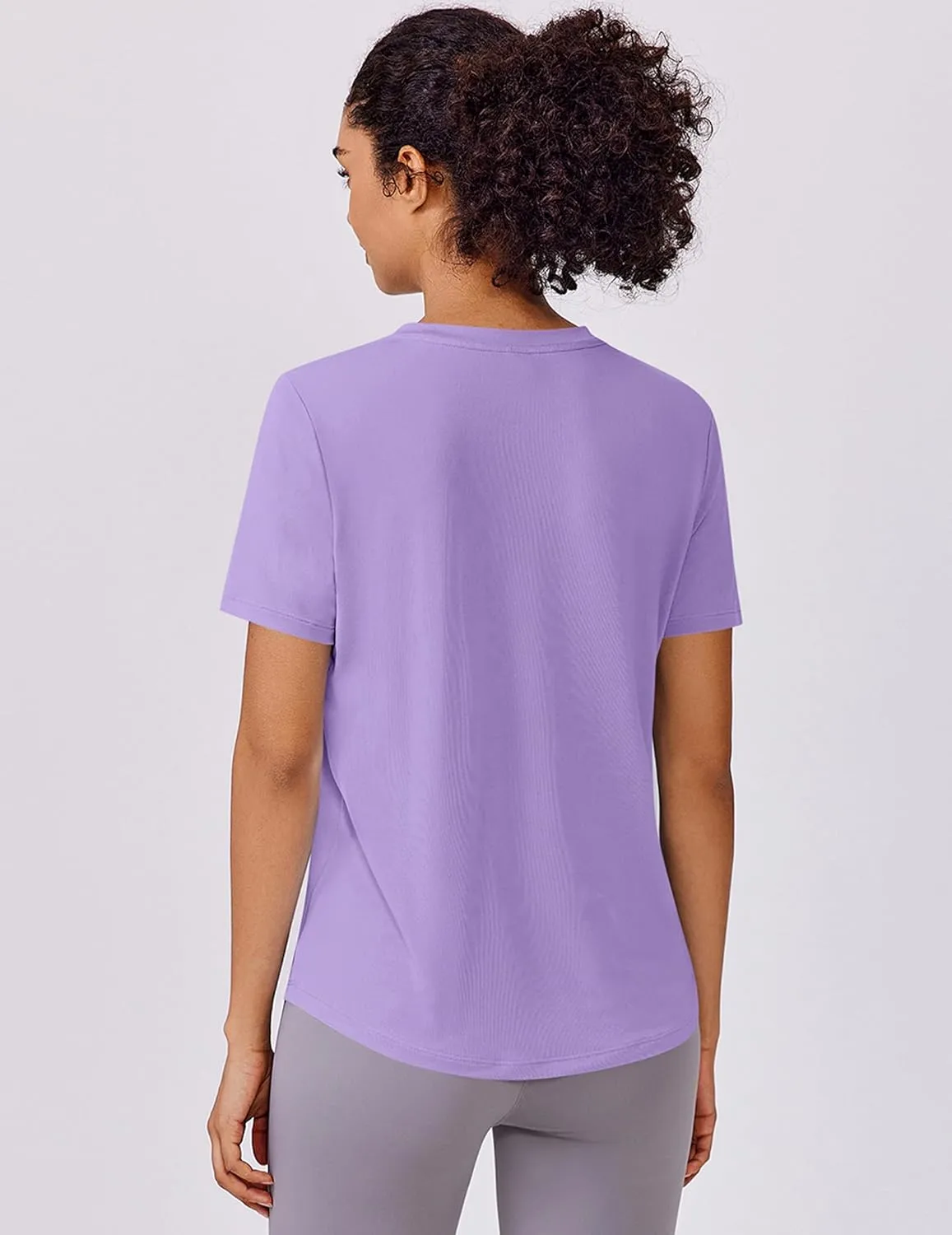 PINSPARK Soft Workout Tops for Women Short Sleeve UPF Sun Shirt Quick Dry Athletic Yoga Shirts Gym Hiking Beach Fishing Top