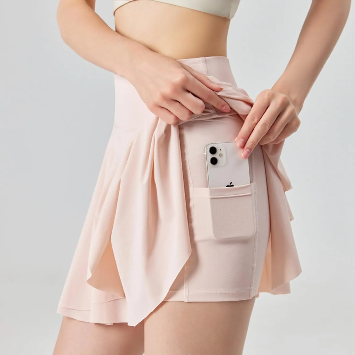 Pleated Tennis Skirt Skorts for Women Summer Trendy High Waisted Stretchy Skirt Athletic Lightweight Flowy Yoga Golf Skorts