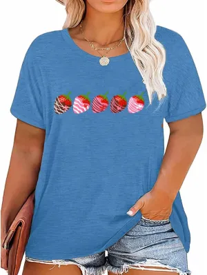 Plus Size Coffee Sunflowers Graphic Printed Shirt Women Short Sleeve Summer O-Neck Casual Tunics Top Tshirt