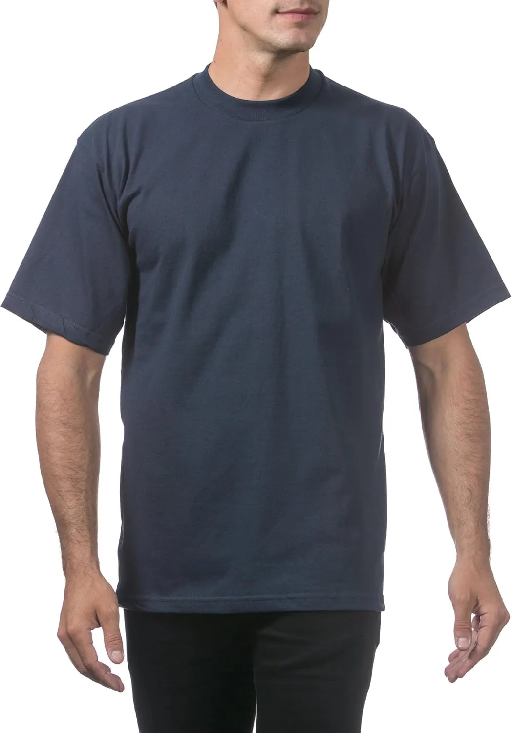 Pro Club Men's 3-Pack Heavyweight Cotton Short Sleeve Crew Neck T-Shirt