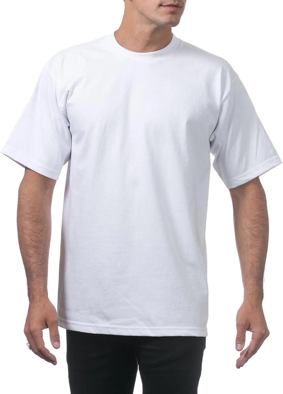 Pro Club Men's 3-Pack Heavyweight Cotton Short Sleeve Crew Neck T-Shirt