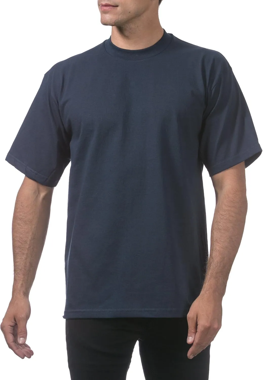 Pro Club Men's 3-Pack Heavyweight Cotton Short Sleeve Crew Neck T-Shirt