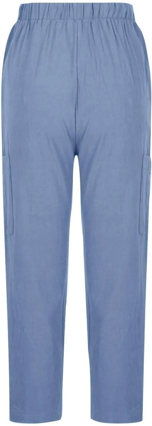 PTOLOCIF Linen Pants Women Summer,Baggy Linen Pants Summer Lightweight High Waist Palazzo Pants Loose Straight Leg Pants