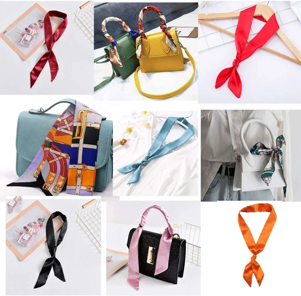 Ribbon scarves for women, handbags, ribbons, fashion accessories, headbands