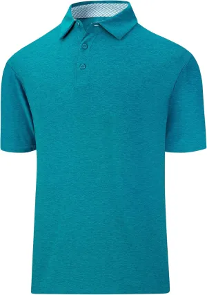 SAMERM Golf Shirts for Men Dry Fit Short Sleeve Mens Golf Shirt Performance Moisture Wicking Polo Shirts for Men