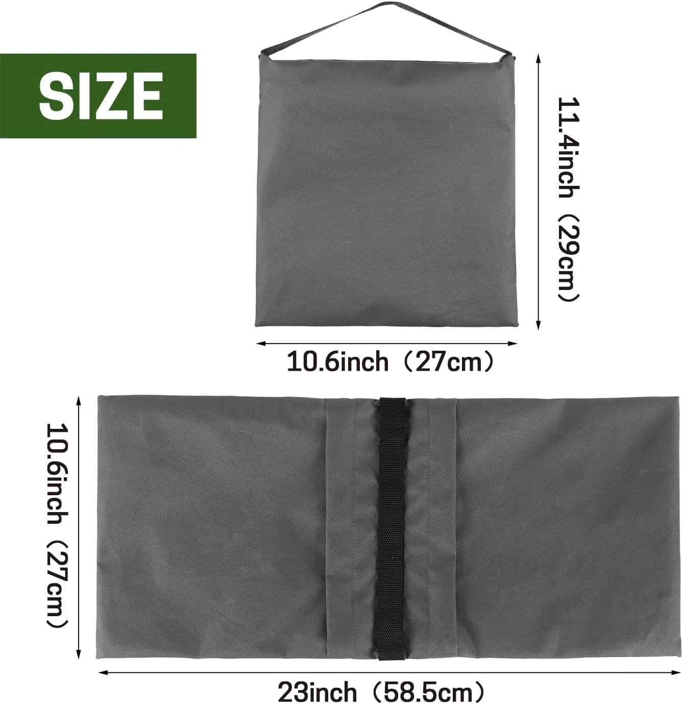 Sandbags Weight Bags for Photography Video Equipment, 2 Pack Heavy Duty Empty Sand Bags for Photo Video Studio Stand, Light Stand Tripod and Jib Arm Mini Camera Crane