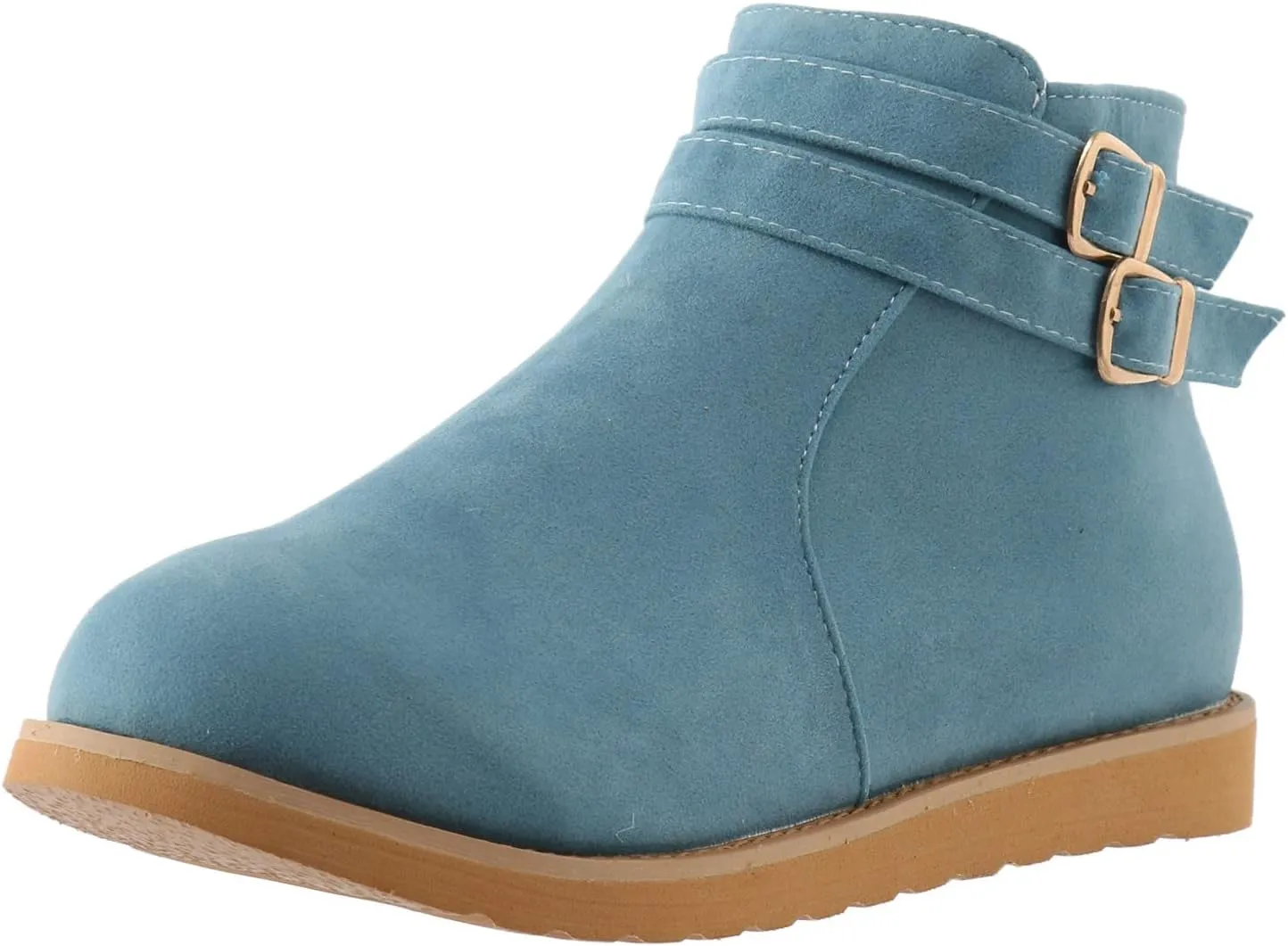 SBGMoSJ Ankle Boots for Women Wide Width Womens Black Lace Up Ankle Boots Low Heel Ankle Boots Wide Width for Women Light Brown Short Cowboy Boots for Women Women's Boots Ankle Blue