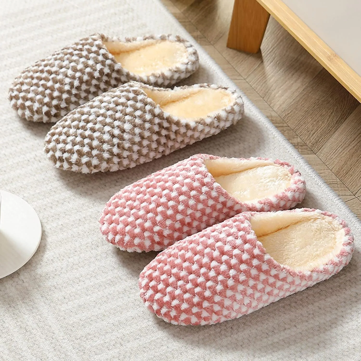 SBGMoSJ Memory Foam Slippers for Women Washable Slippers House Slippers for Men Indoor Outdoor Hotel Slippers Washable Christmas Curtains Gifts for Women 2023