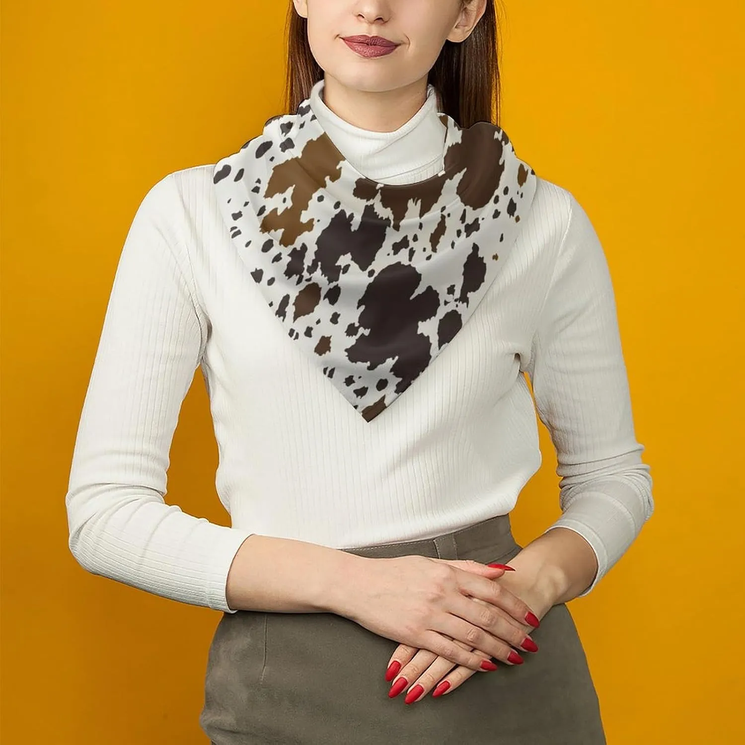 Scarf Neck Scarves Kerchief Neckerchief Headband for Wome