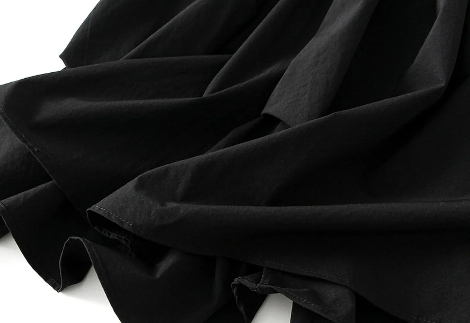 Skirts for Women Asymmetric A-Line Pleated Midi Skirt High Waisted Flowy Skirt with Unique Hemline for Office Casual