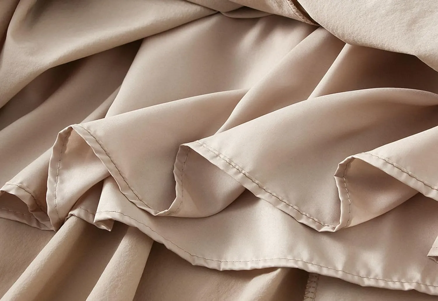 Skirts for Women Asymmetric A-Line Pleated Midi Skirt High Waisted Flowy Skirt with Unique Hemline for Office Casual