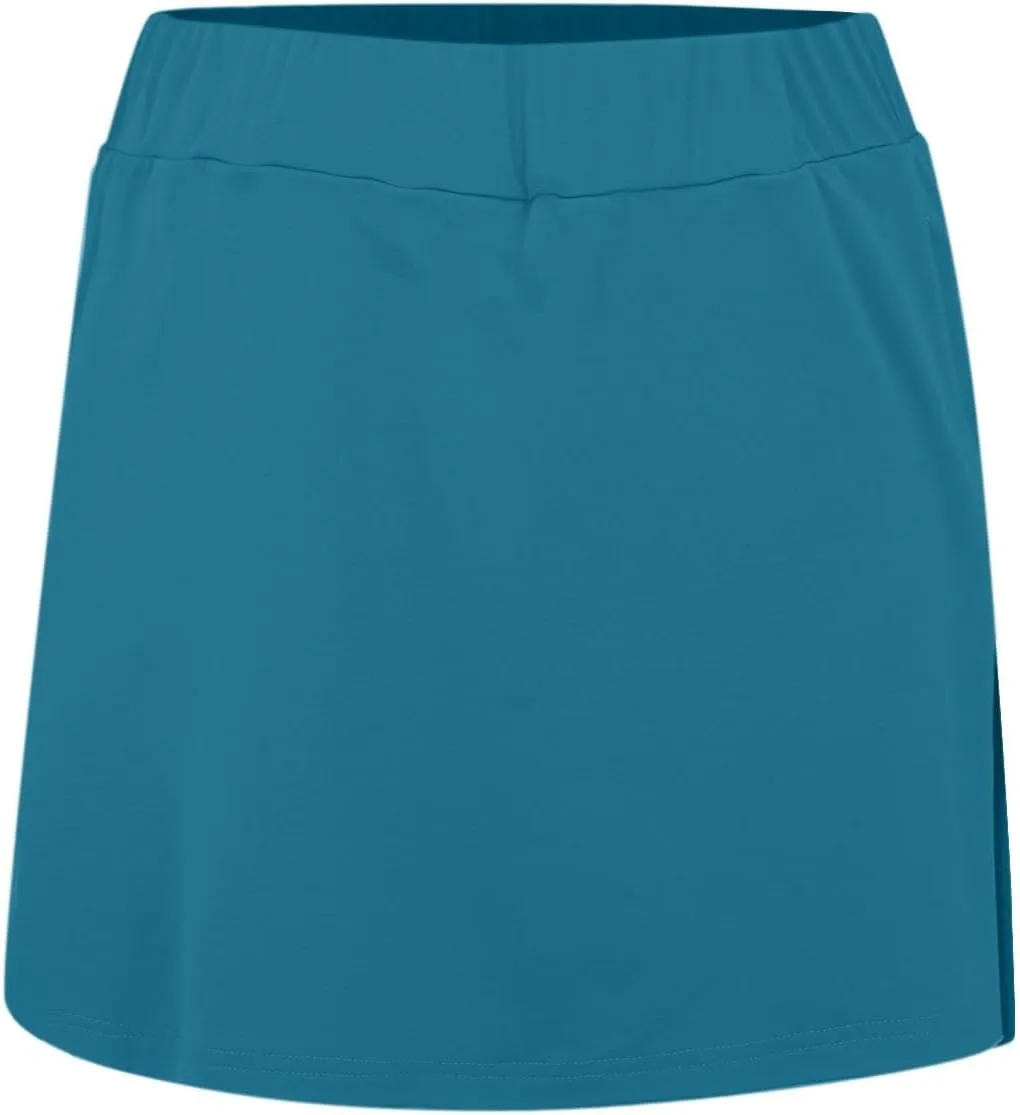 Skorts for Women Dressy High Waist Soft Lightweight Casual Tummy Control Skirt Plus Size Tennis Skirt with Pockets