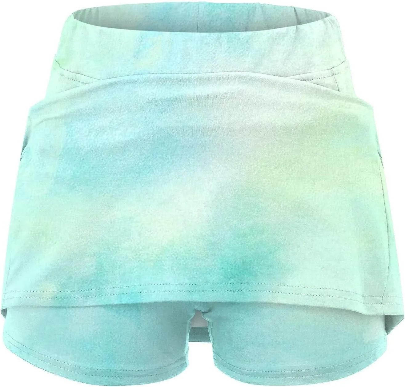 Skorts for Women Dressy High Waist Soft Lightweight Casual Tummy Control Skirt Plus Size Tennis Skirt with Pockets