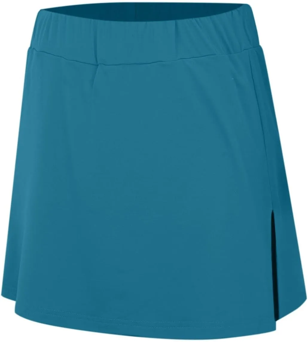Skorts for Women Dressy High Waist Soft Lightweight Casual Tummy Control Skirt Plus Size Tennis Skirt with Pockets