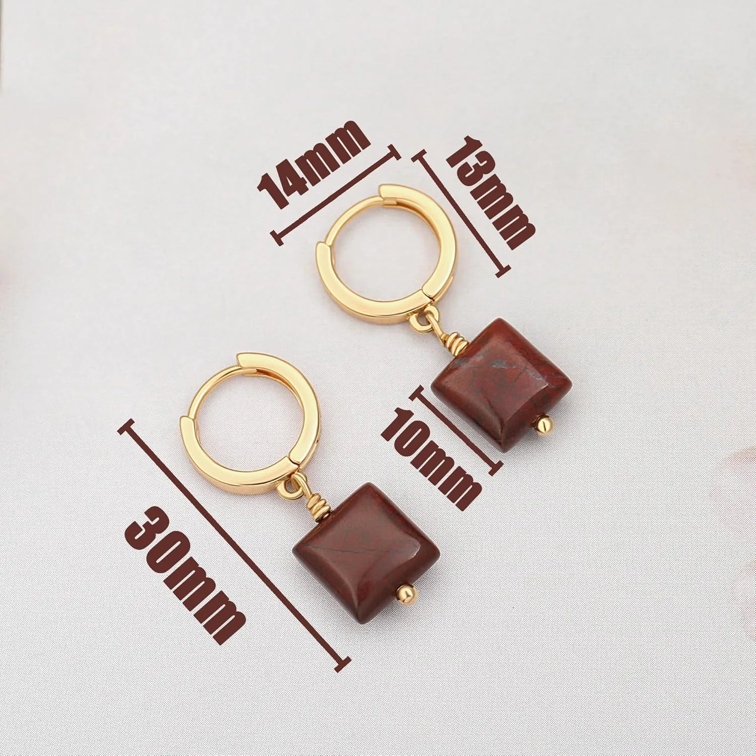 Small Gold Huggie Hoop Earrings Shell Pearl Drop Dangle Post Earrings Hanging Lightweight Handmade Jewelry for women