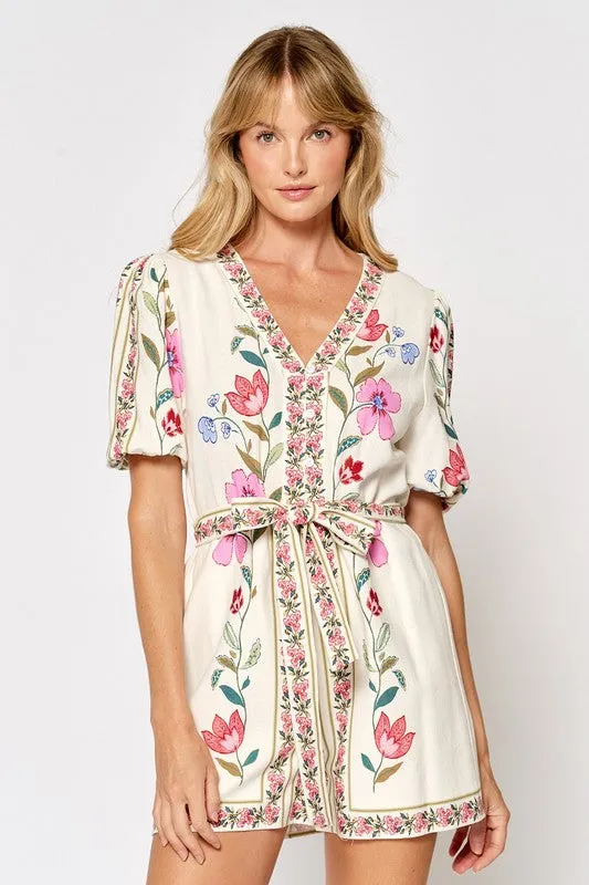 Solstice Linen Romper