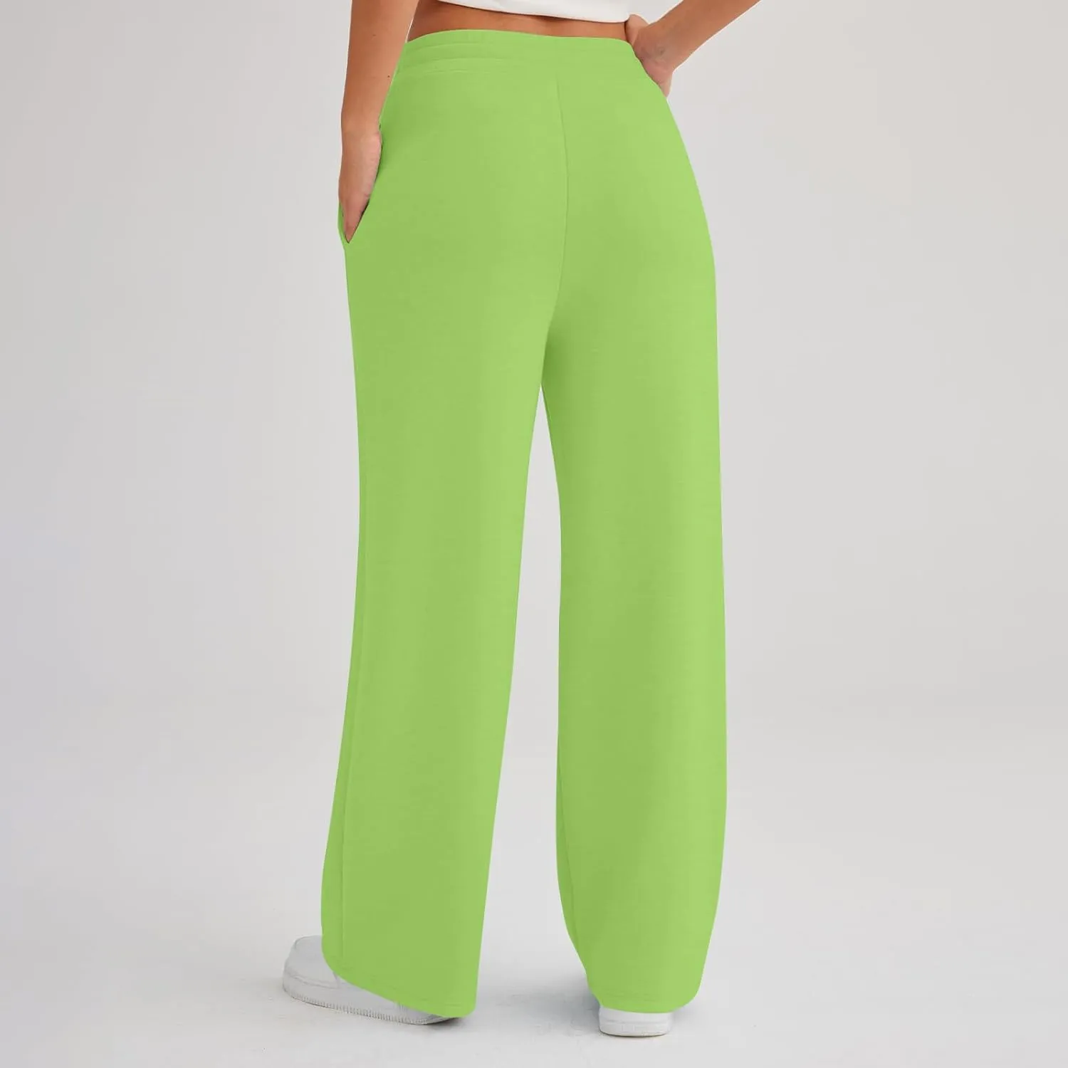 Sweatpants Women 2023 Fashion Fall High Waist Drawstring Cargo Pants with Pocket Casual Straight Yoga Jogging Pants