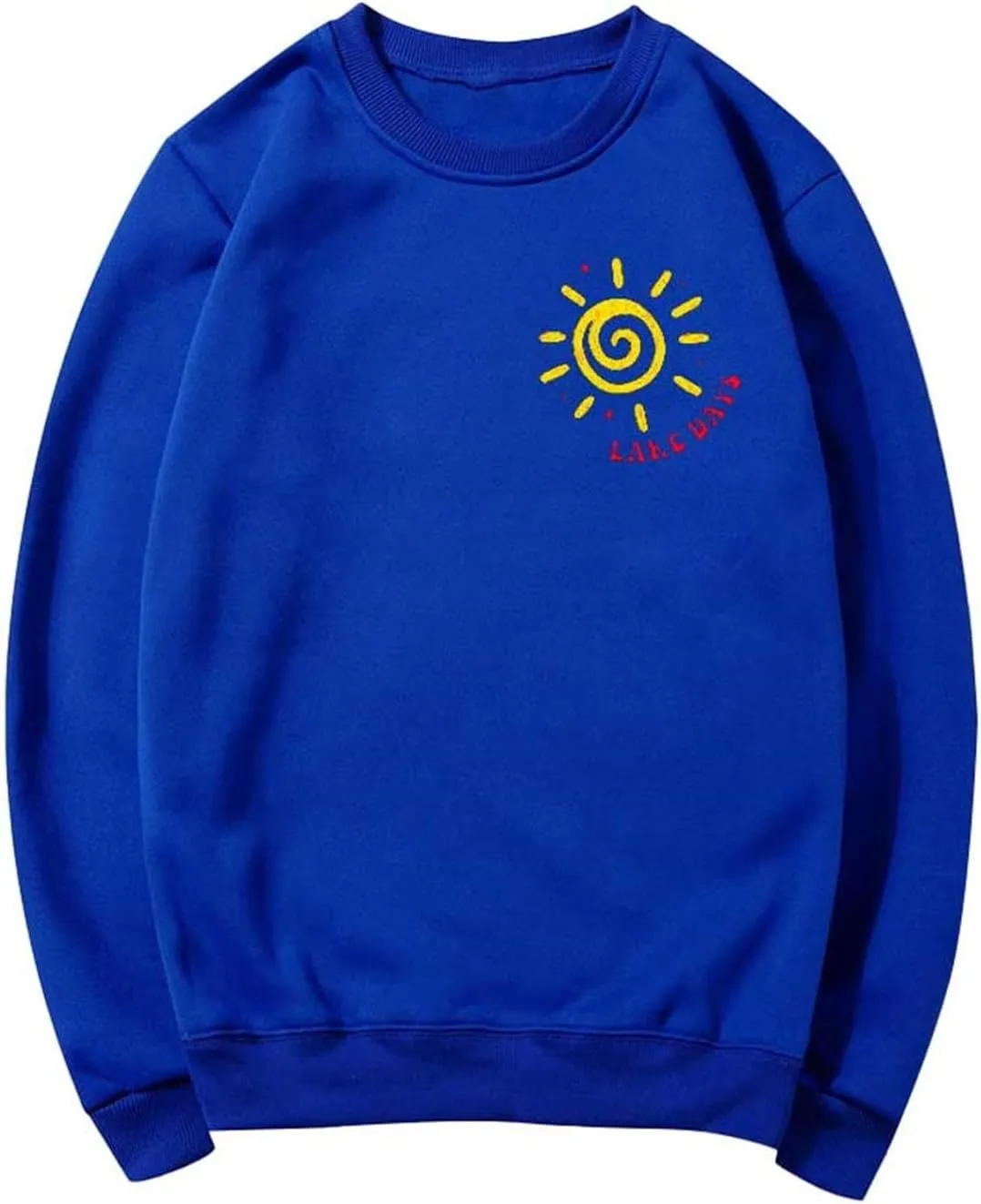 Teen Girls Preppy Sweatshirts Fashion Solid Cute Graphic Long Sleeve Crewneck Pullovers Fall Hoodless Loose Hoodie