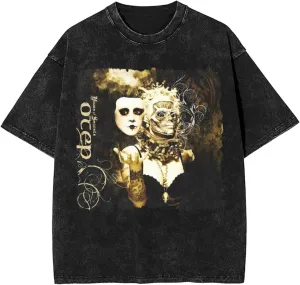 Tees Men's Summer Short Sleeve Y2K Vintage Graphic Print Streetwear Shirts