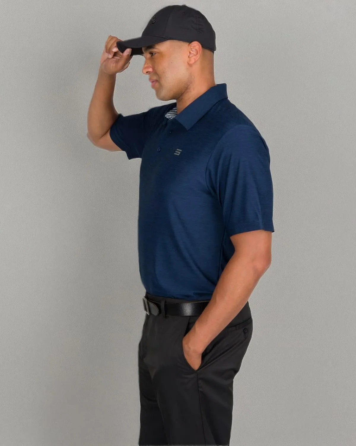 Three Sixty Six Golf Shirts for Men - Dry Fit Short-Sleeve Polo, Athletic Casual Collared T-Shirt