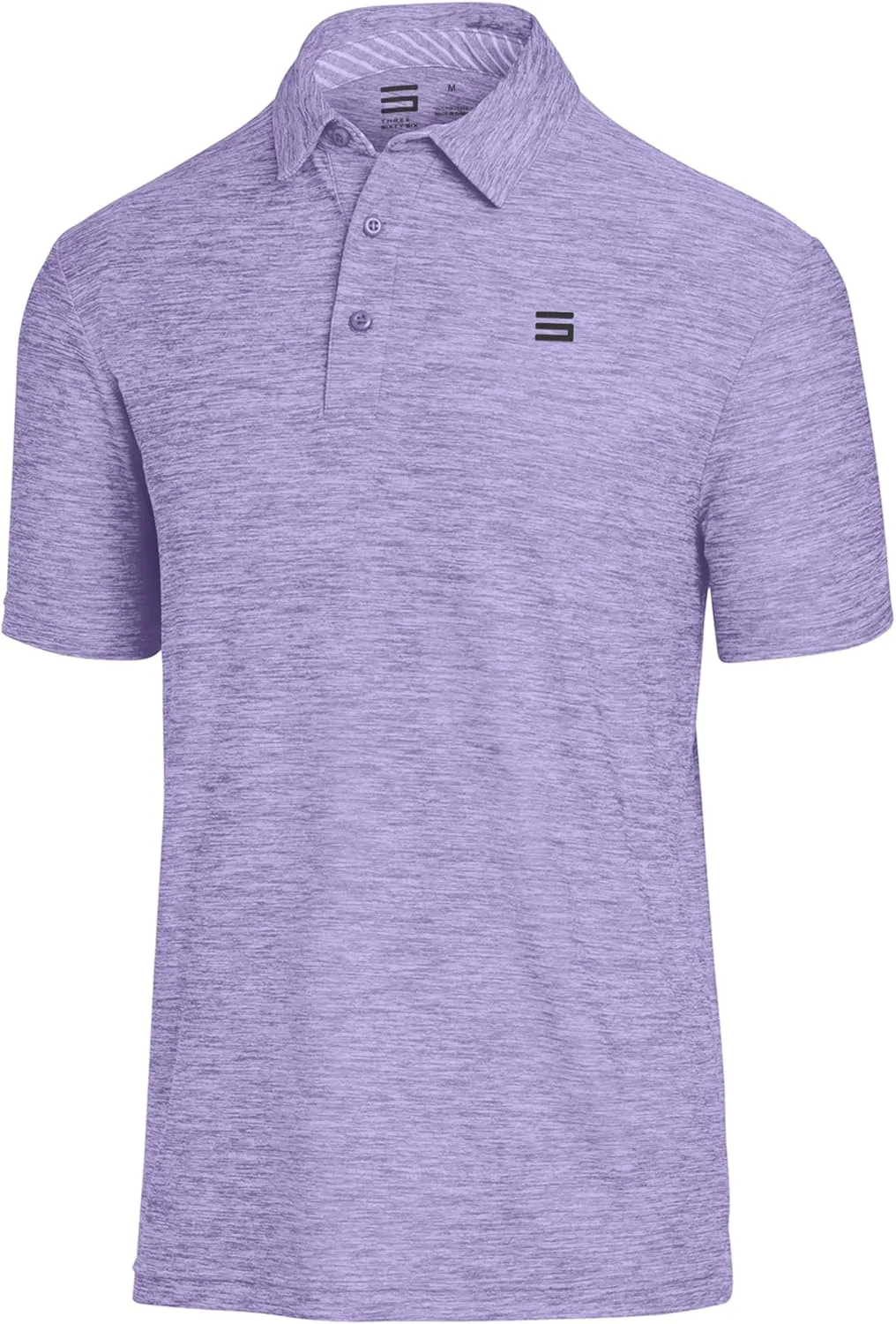 Three Sixty Six Golf Shirts for Men - Dry Fit Short-Sleeve Polo, Athletic Casual Collared T-Shirt
