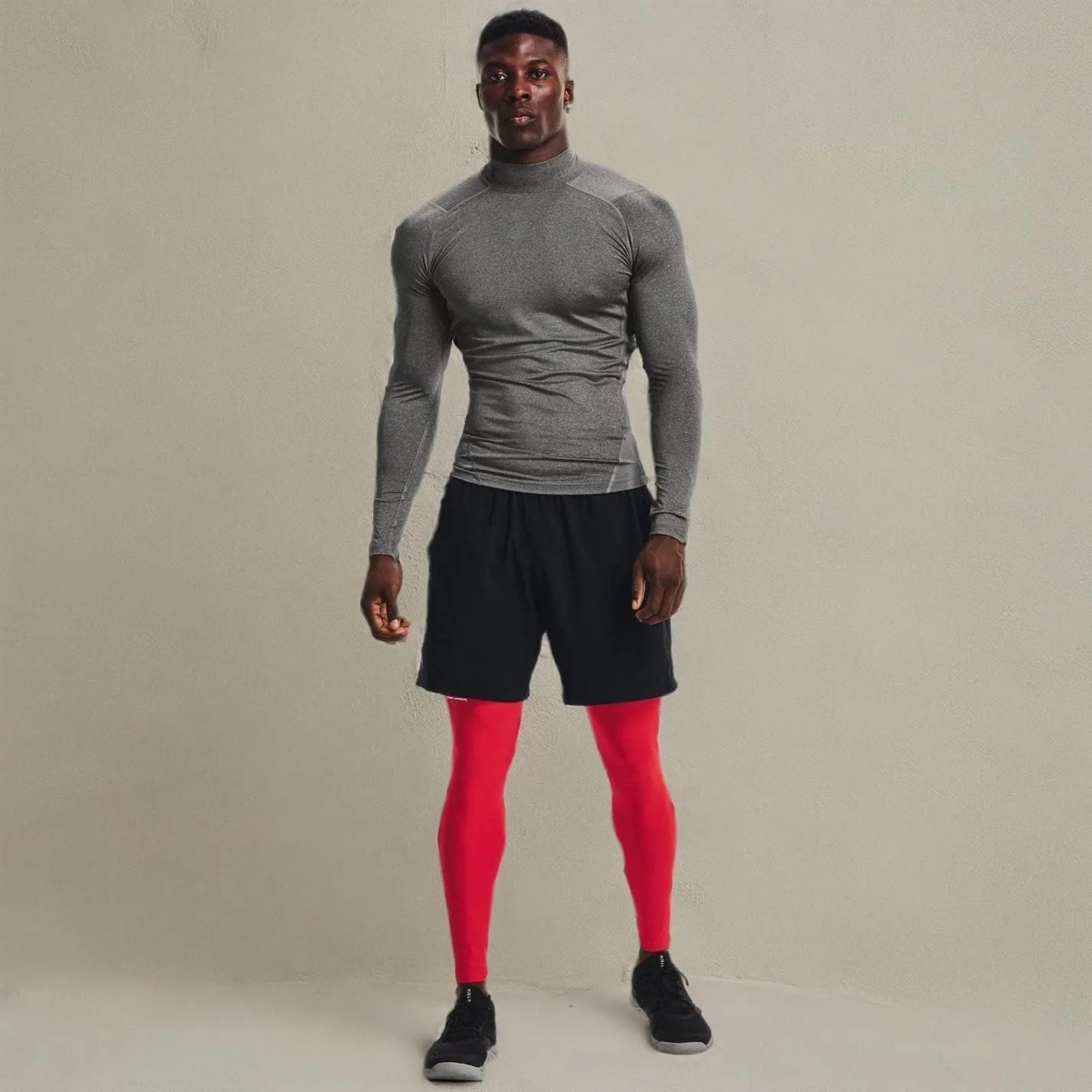 Under Armour Men's Heatgear Armour Mock Long Sleeve T-shirt