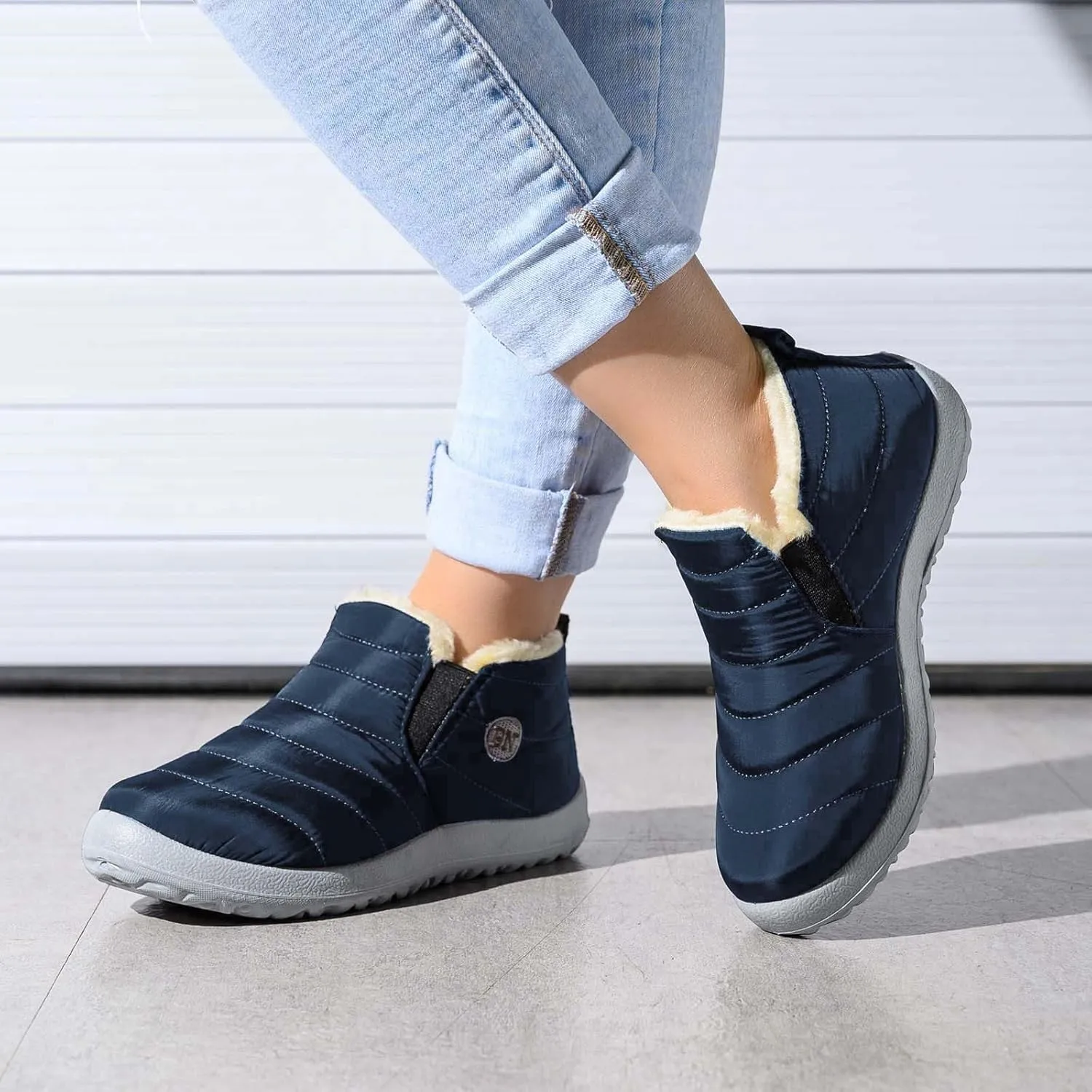 Winter Boots for Women Waterproof Size 12 Womens Black Winter Snow Boots Winter Work Boots for Women Waterproof Snow Zapatos De Mujer Para El Frio Y Nieve Botas Nieve Para Mujer